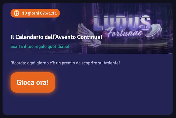 Ardente Casino oferte