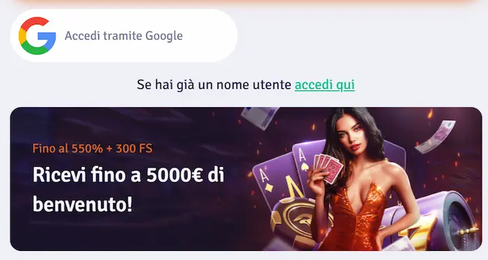 Ardente Casino promozione